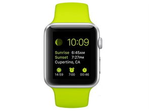 蘋果 Apple Watch Sport 智能手表 綠色38毫米表殼款產品圖片賞析