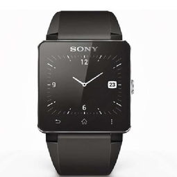 索尼smartwatch sw2 智能手表 黑色 硅膠表帶 智能手環產品圖片1